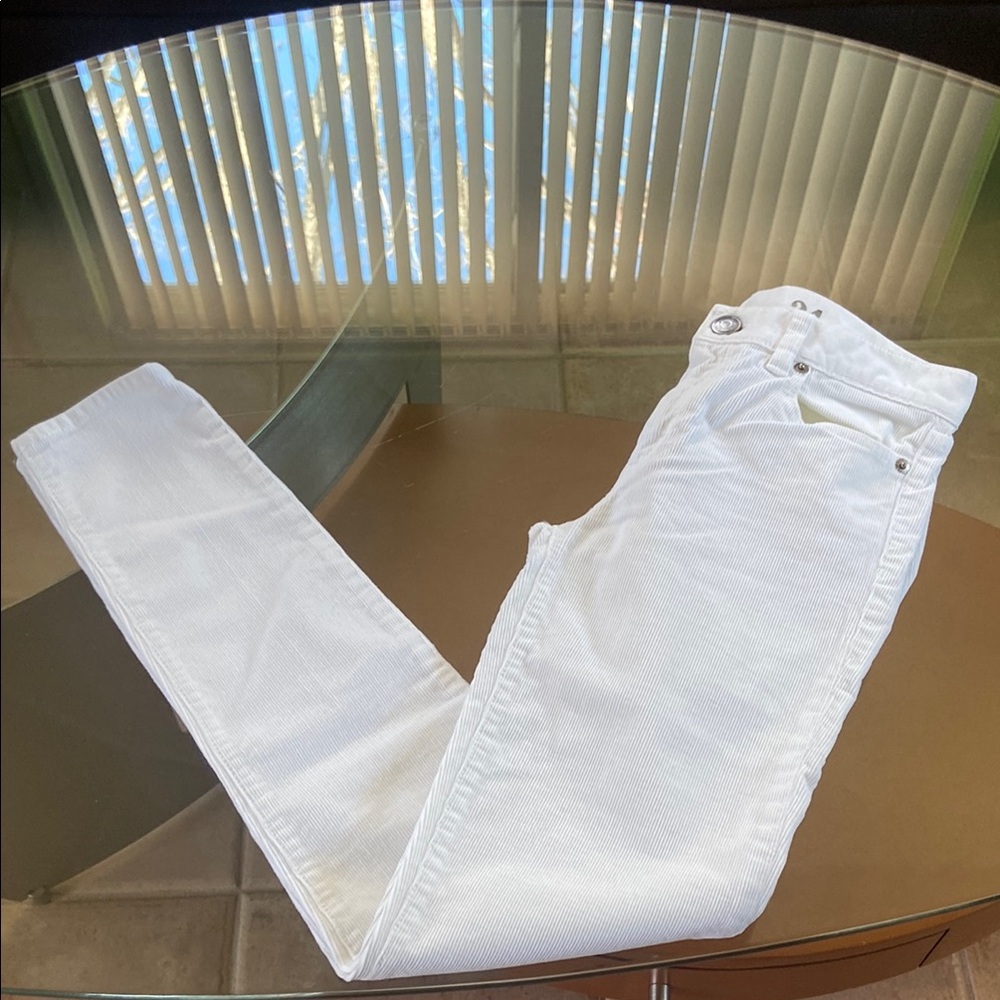 J. Crew White Skinny Pants